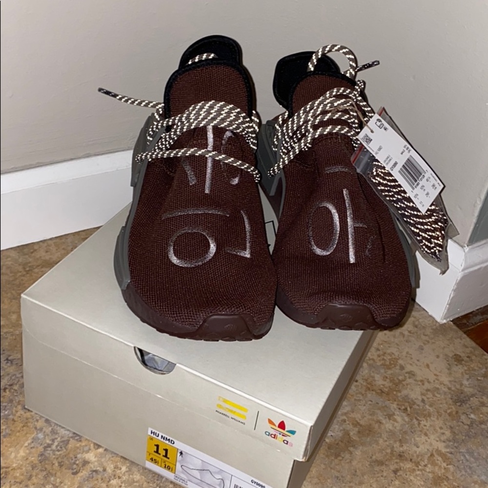 Hu Human Race NMD Auburn / Chocolate color $270